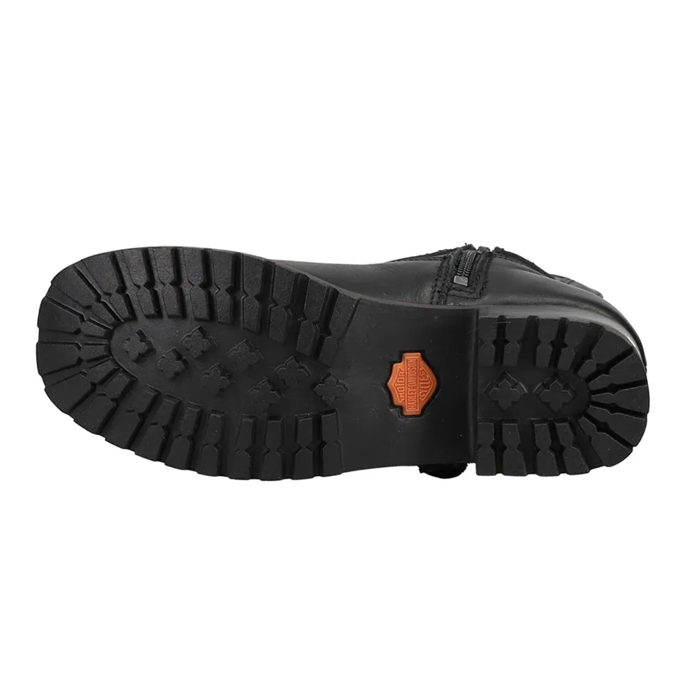 Amber Zippered Motorcycle Boots