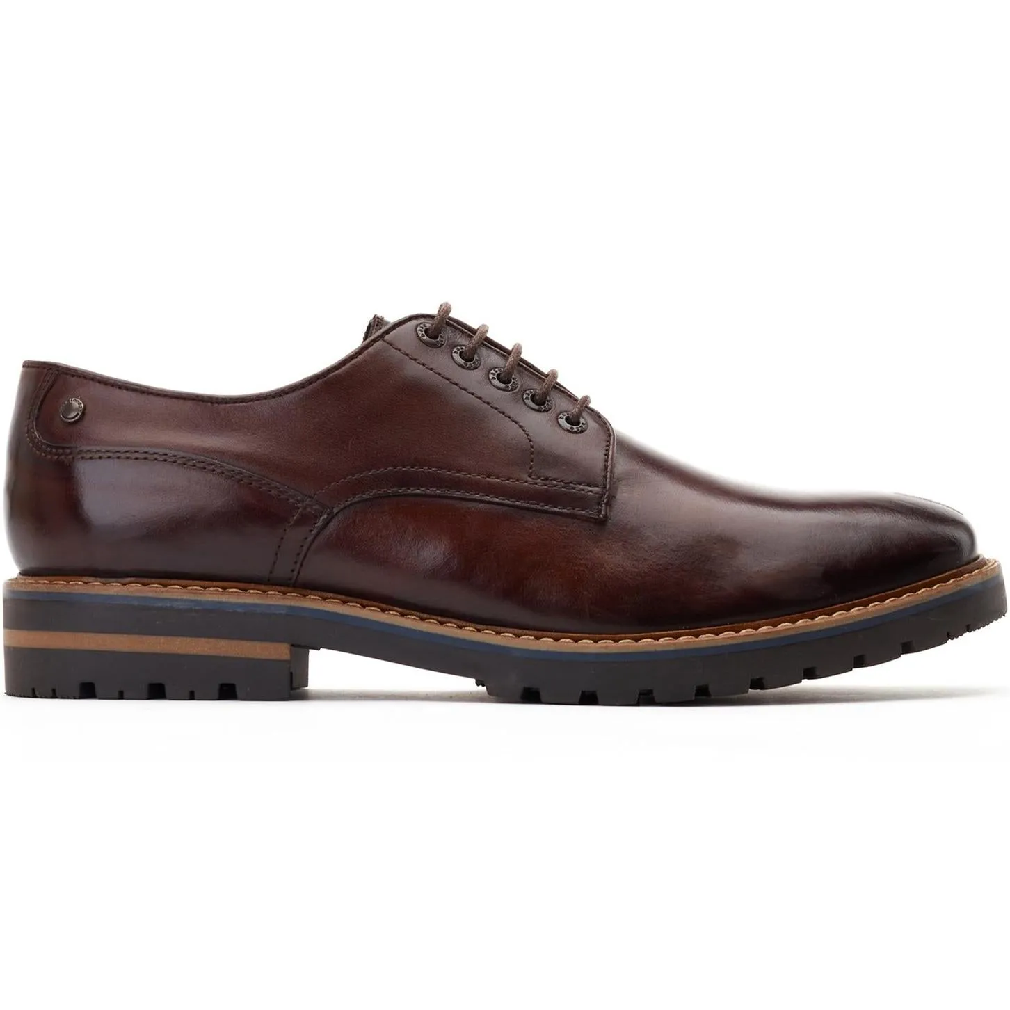 Base London Halsey Washed Derby Shoes