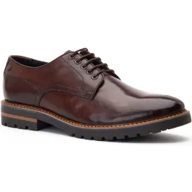 Base London Halsey Washed Derby Shoes