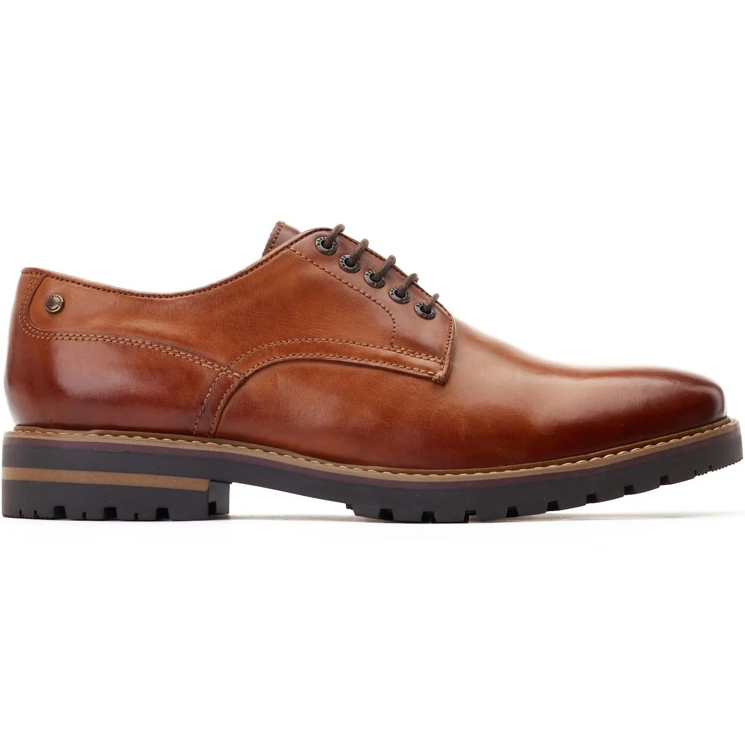 Base London Halsey Washed Derby Shoes
