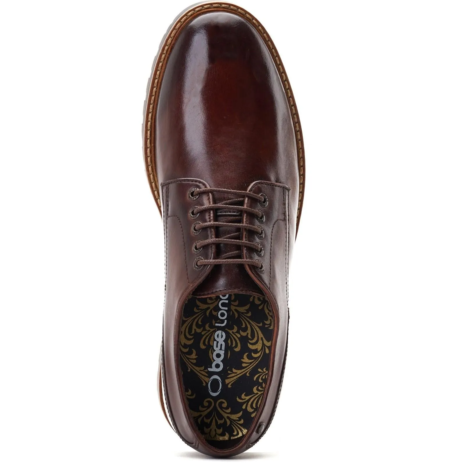 Base London Halsey Washed Derby Shoes