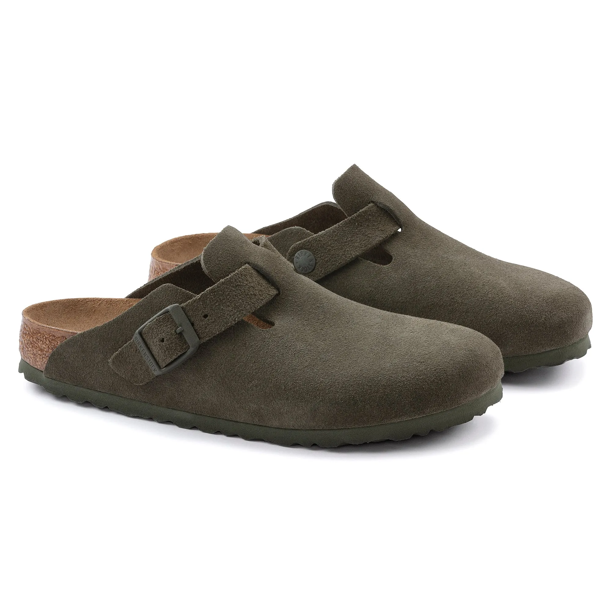 Birkenstock Boston Narrow Suede Shearling Clog