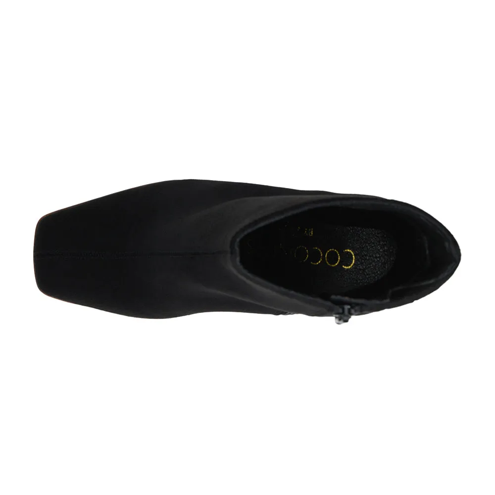 Duke Square Toe Platform Zippered Boots
