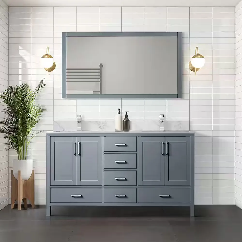 Jacques 72" Dark Grey Vanity Cabinet Only