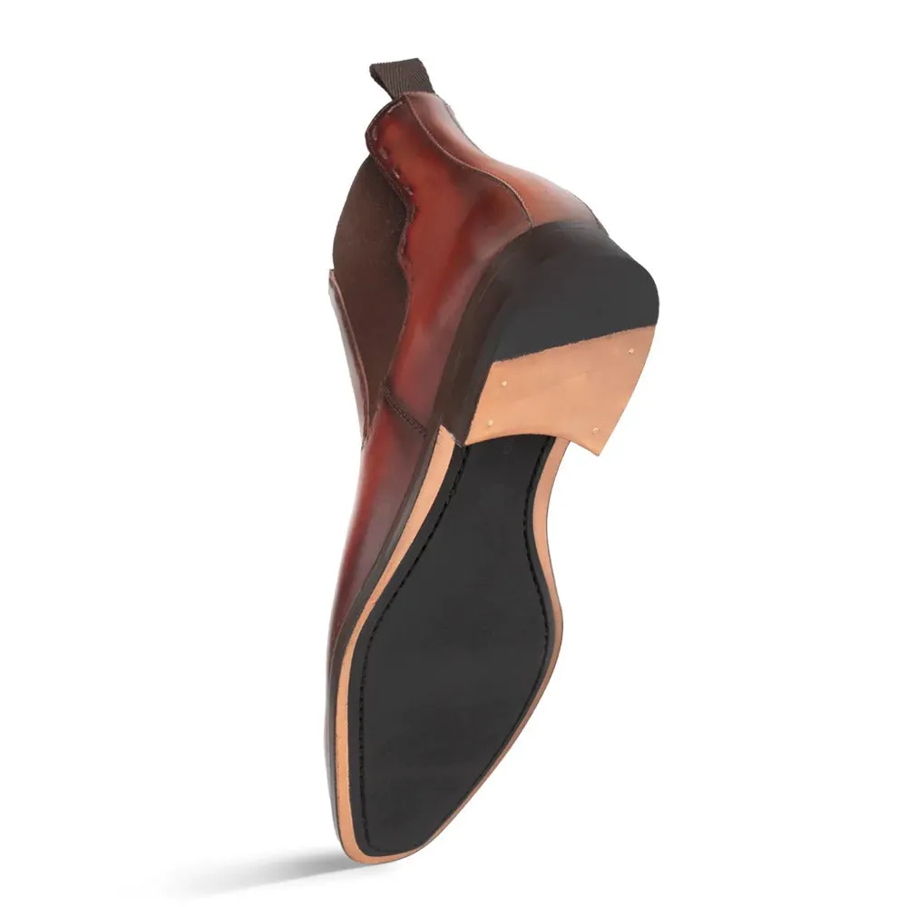 Mezlan E20484 Men's Shoes Calf-Skin Leather Chelsea Boots (MZ3520)