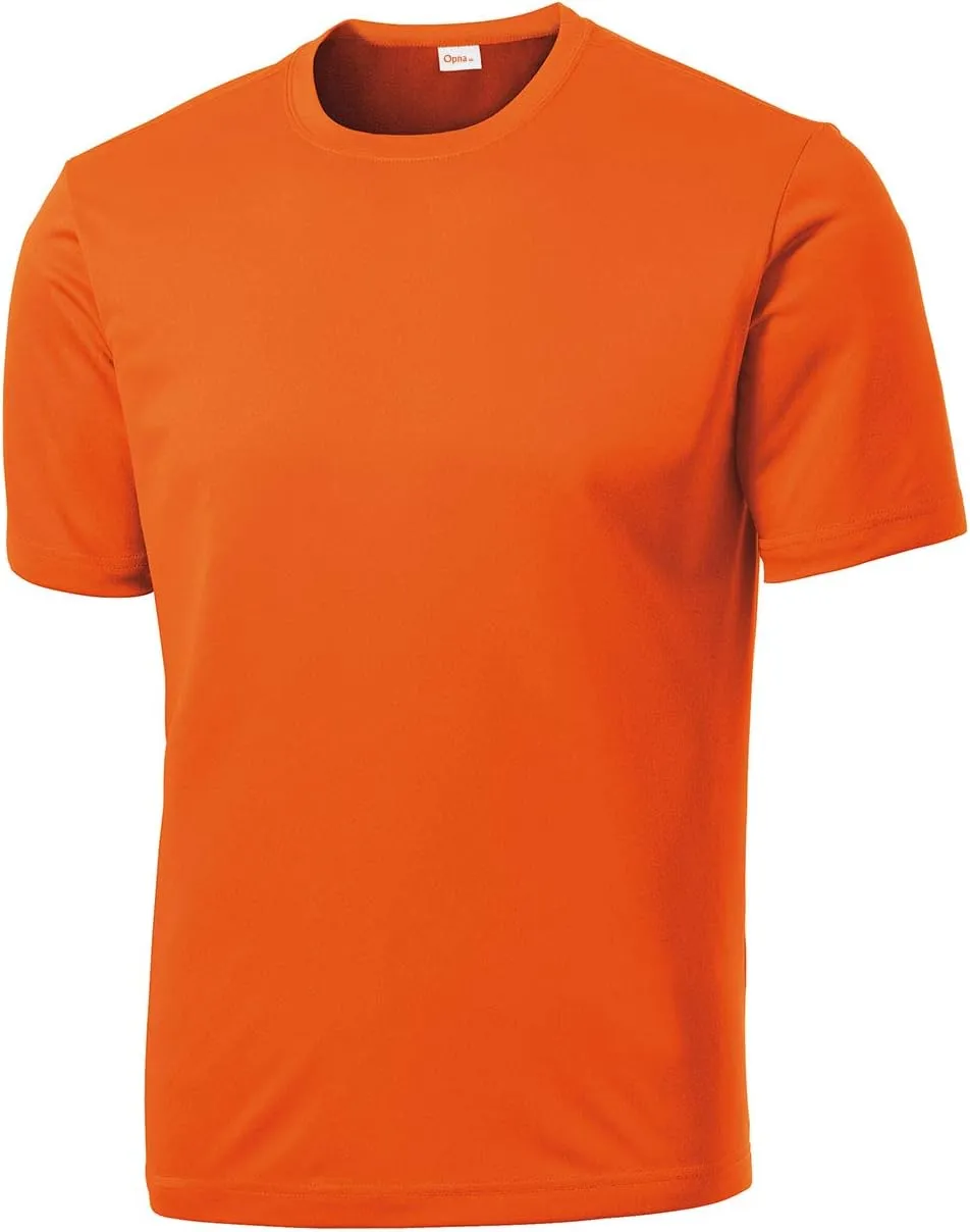 Opna Men's Big & Tall Short Sleeve Moisture Wicking Athletic T-Shirts Regular Sizes & XLT's