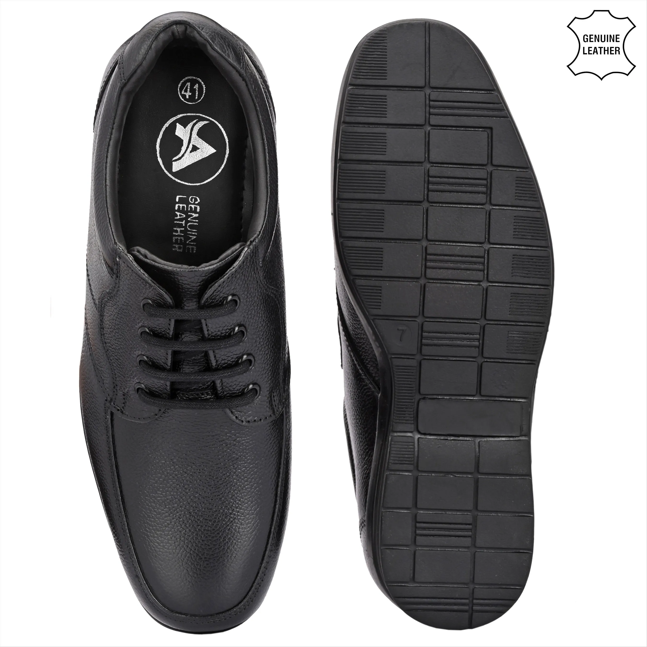 Prime Full Grain Leather Derby Lace Ups