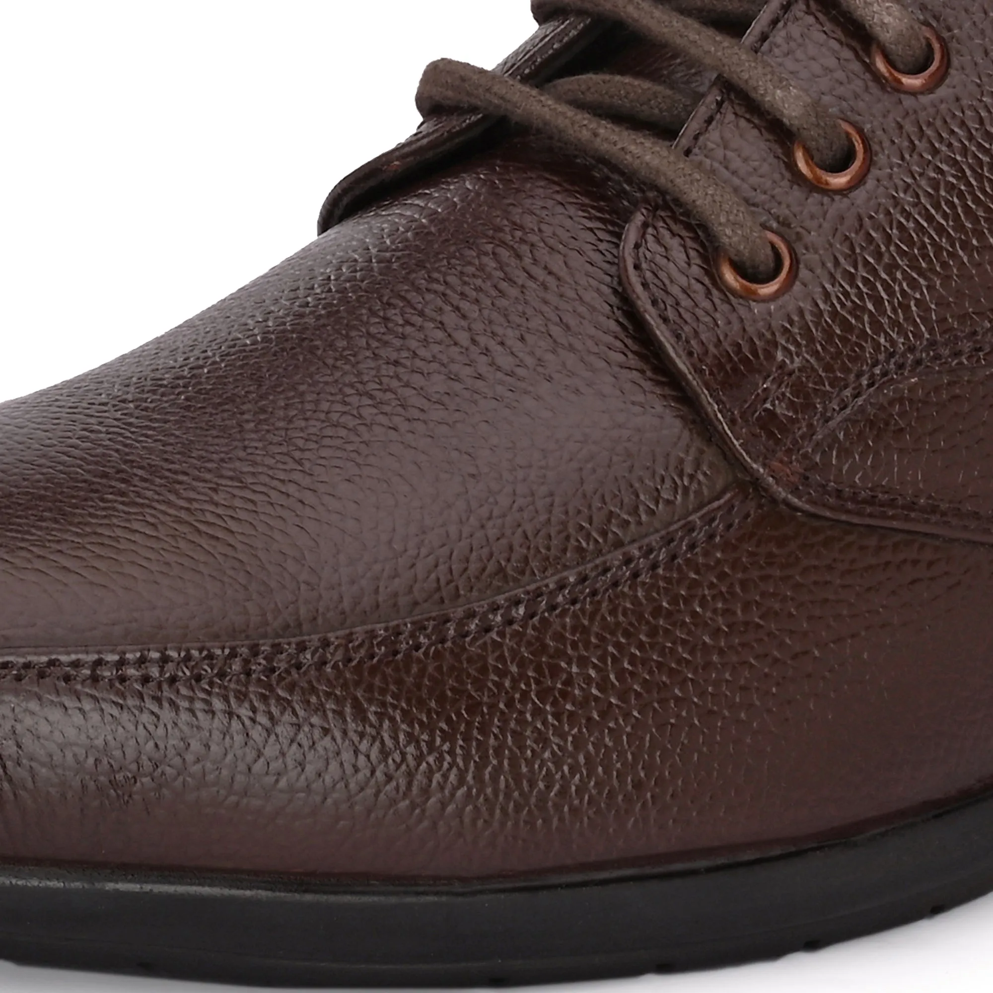 Prime Full Grain Leather Derby Lace Ups