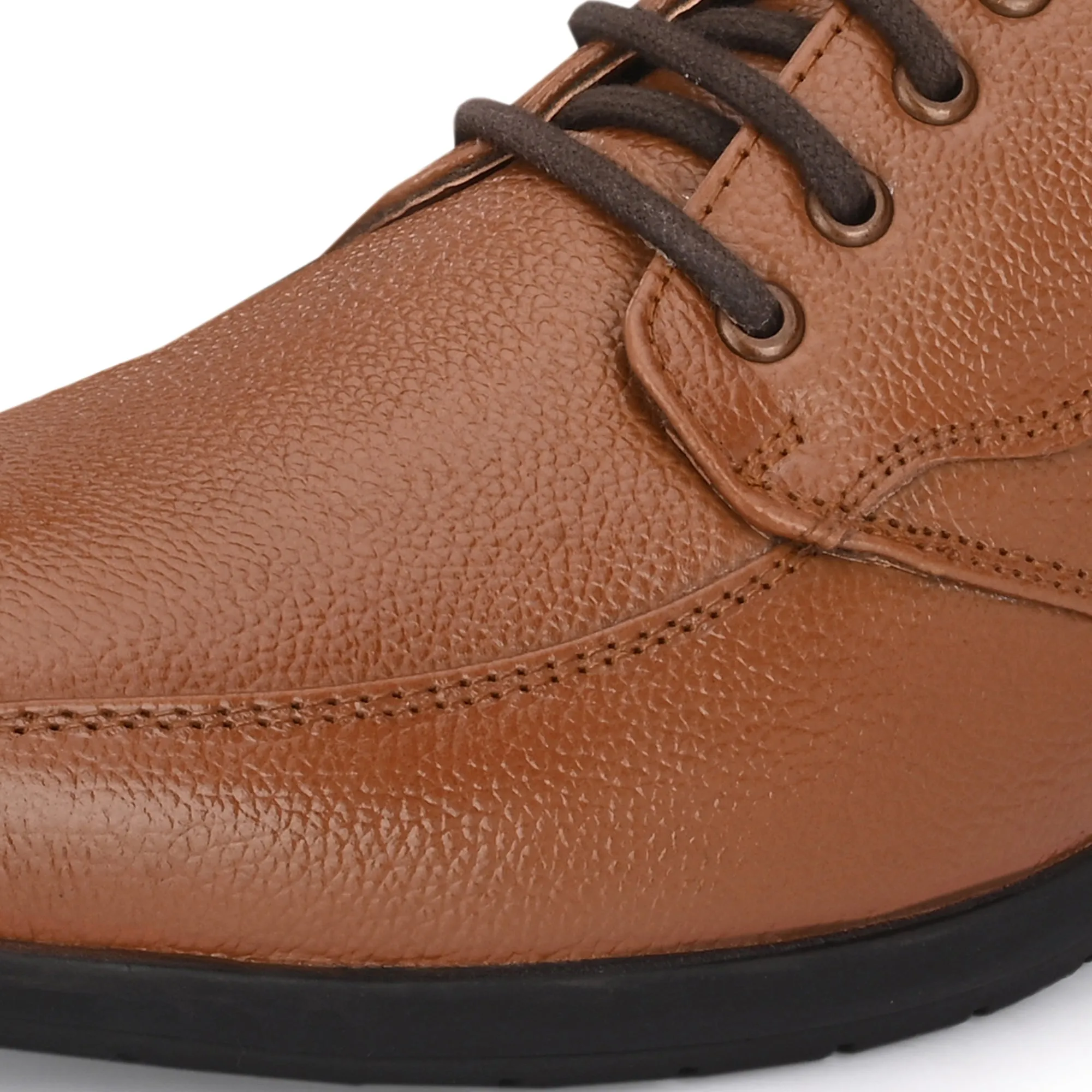 Prime Full Grain Leather Derby Lace Ups