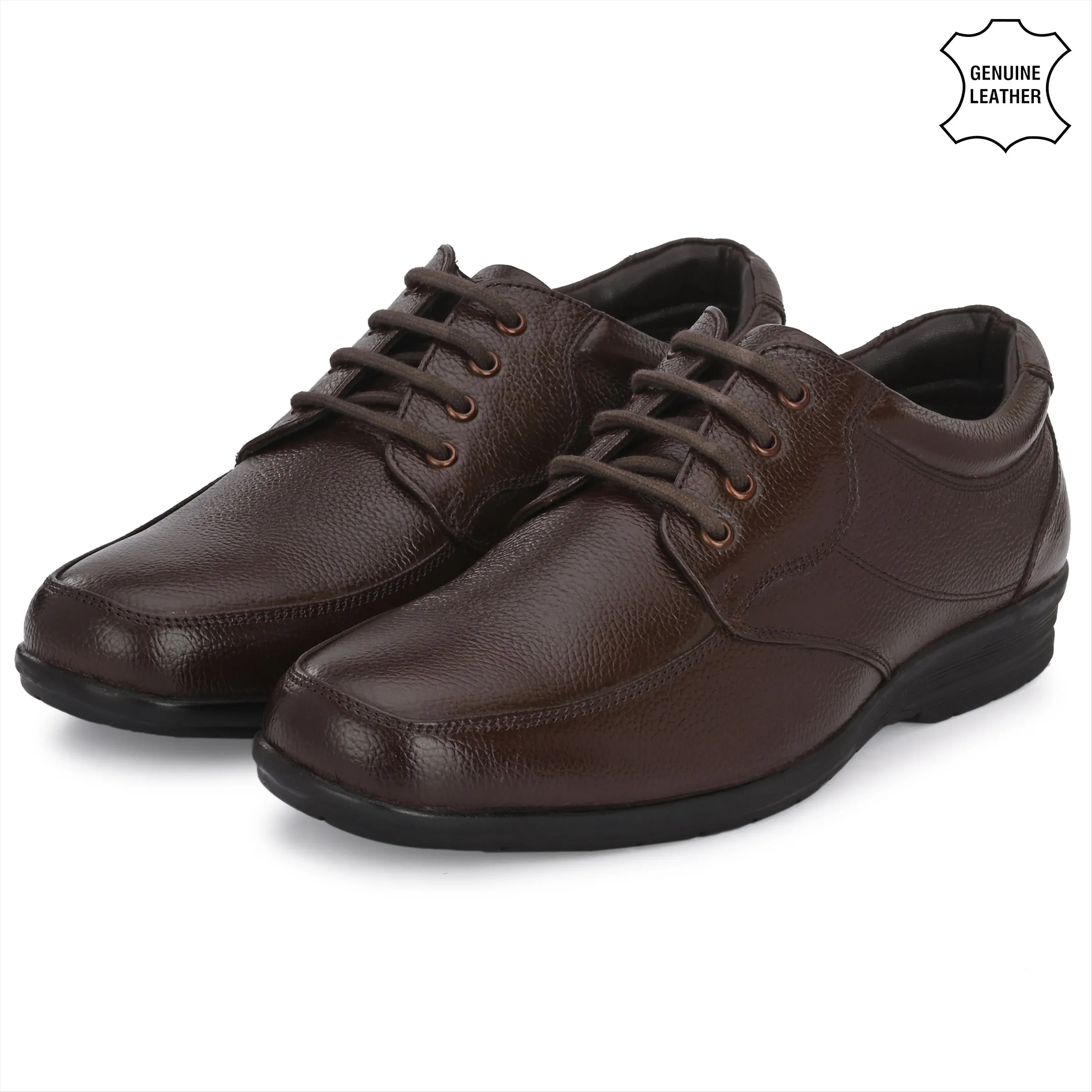 Prime Full Grain Leather Derby Lace Ups