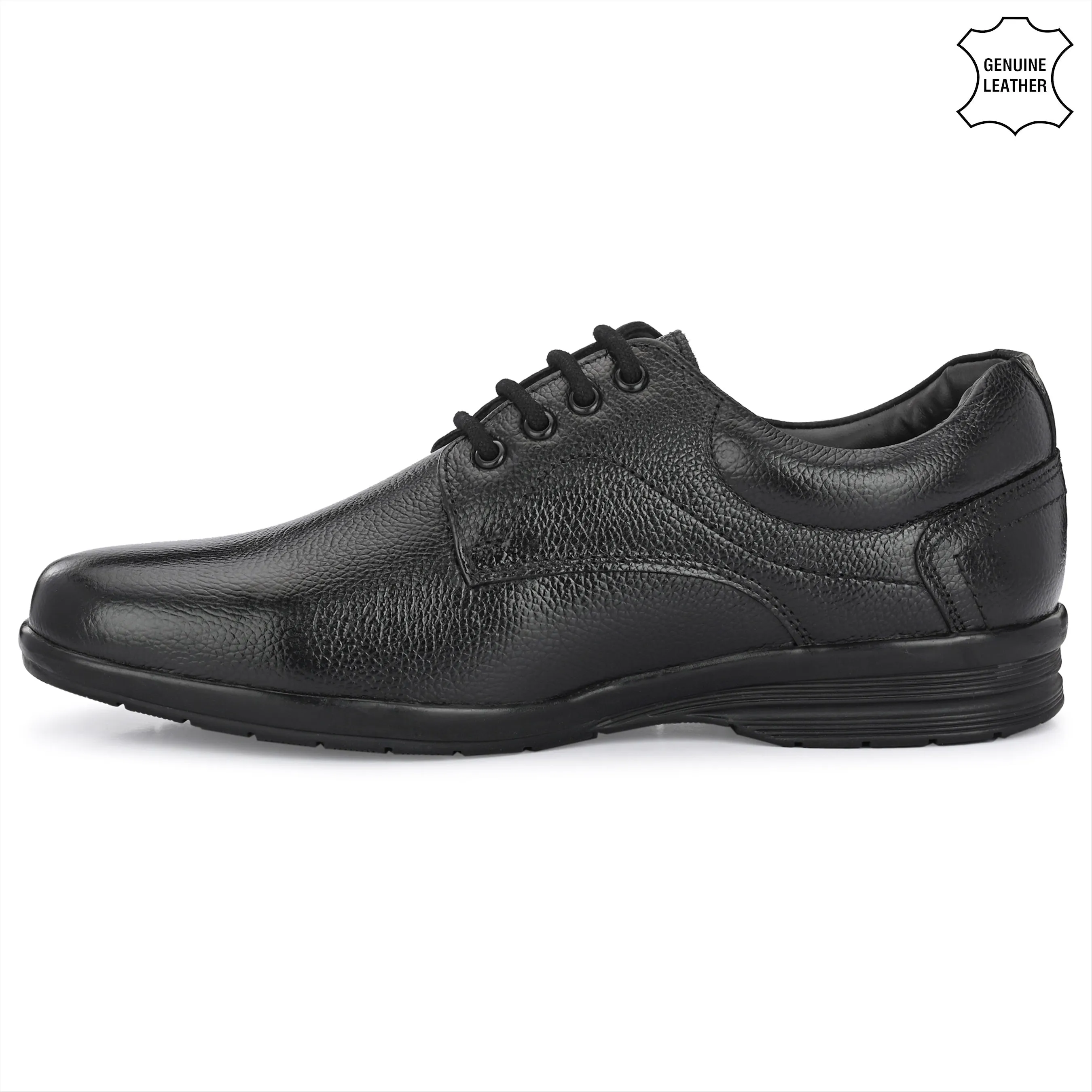Smooth Full Grain Leather Derby Lace Ups