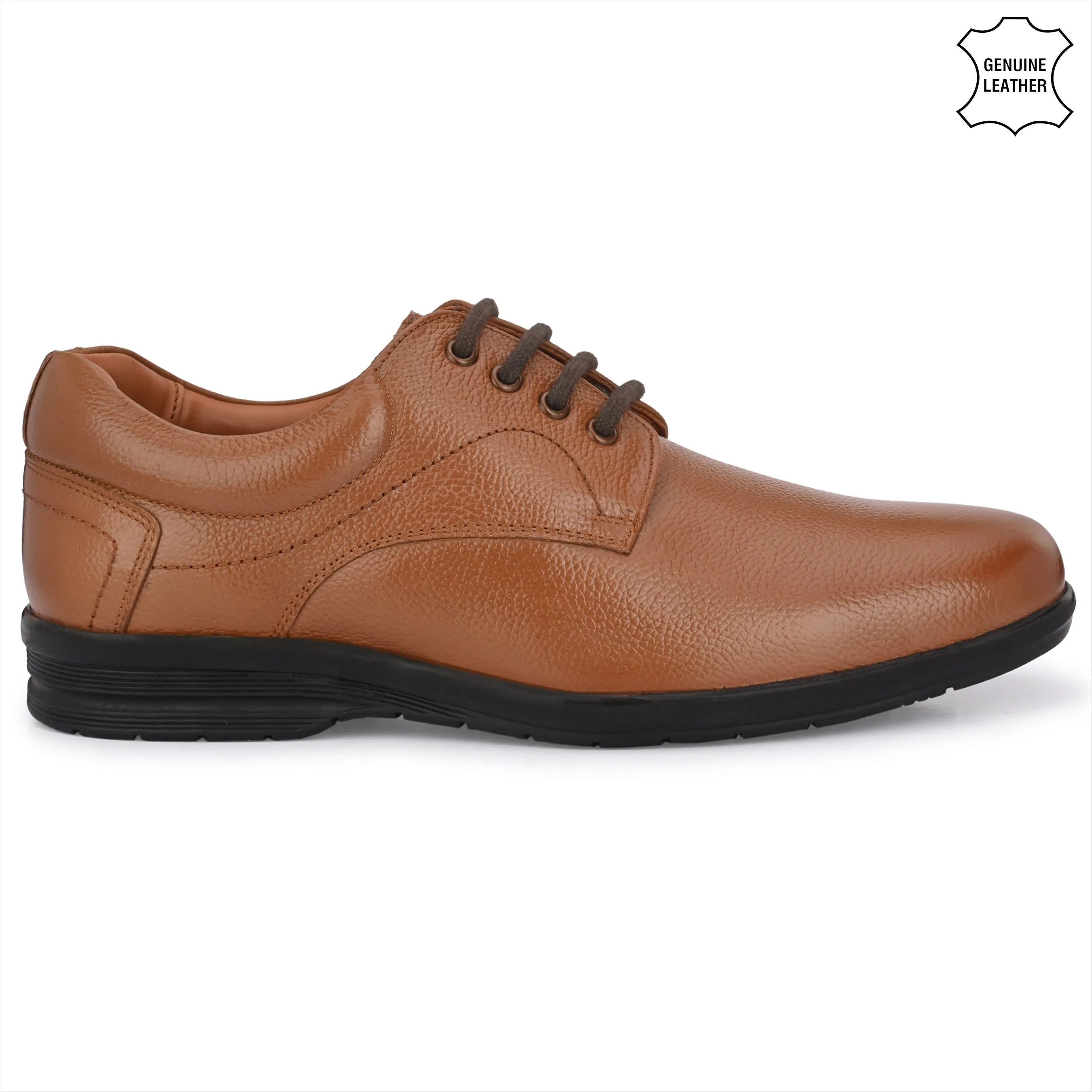 Smooth Full Grain Leather Derby Lace Ups