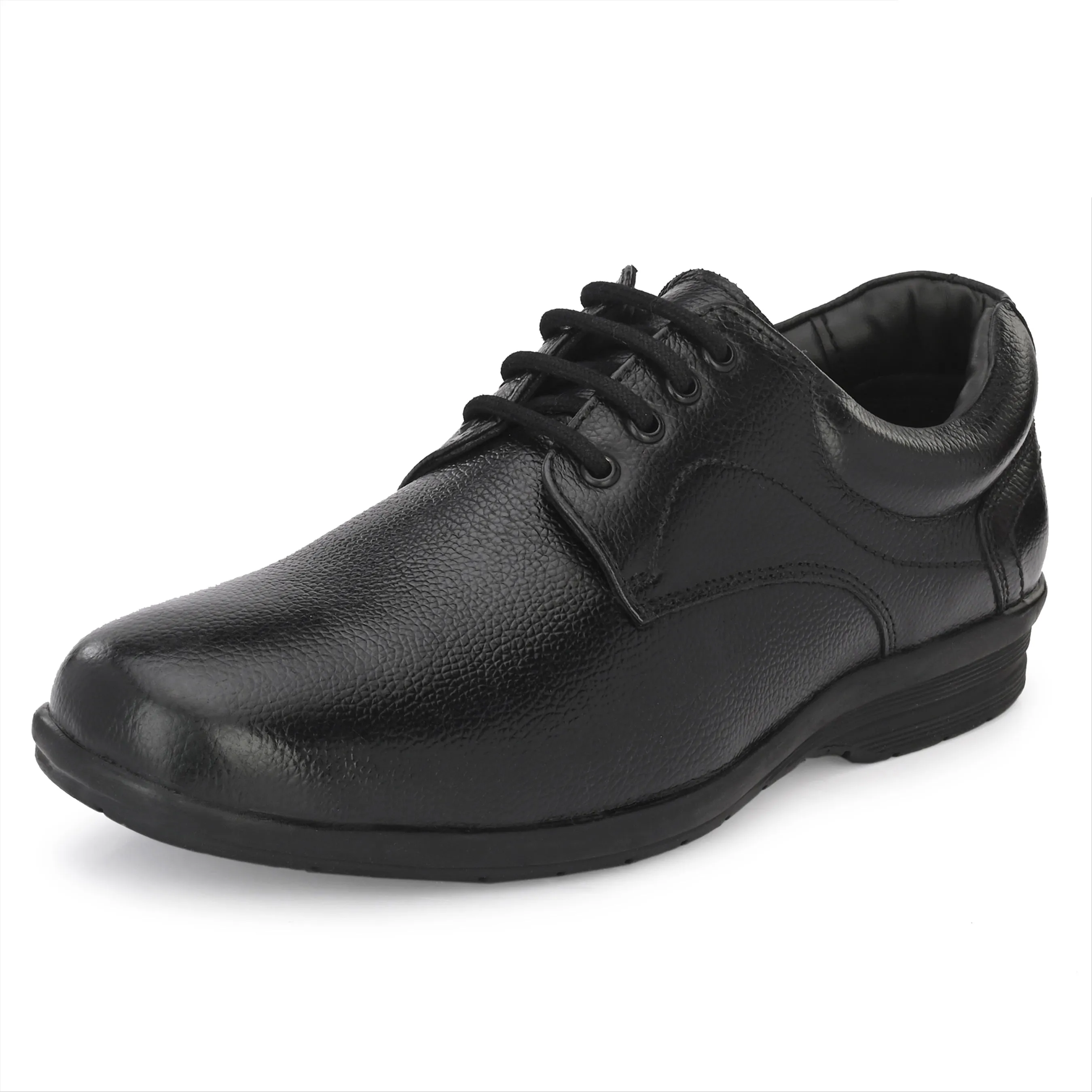 Smooth Full Grain Leather Derby Lace Ups