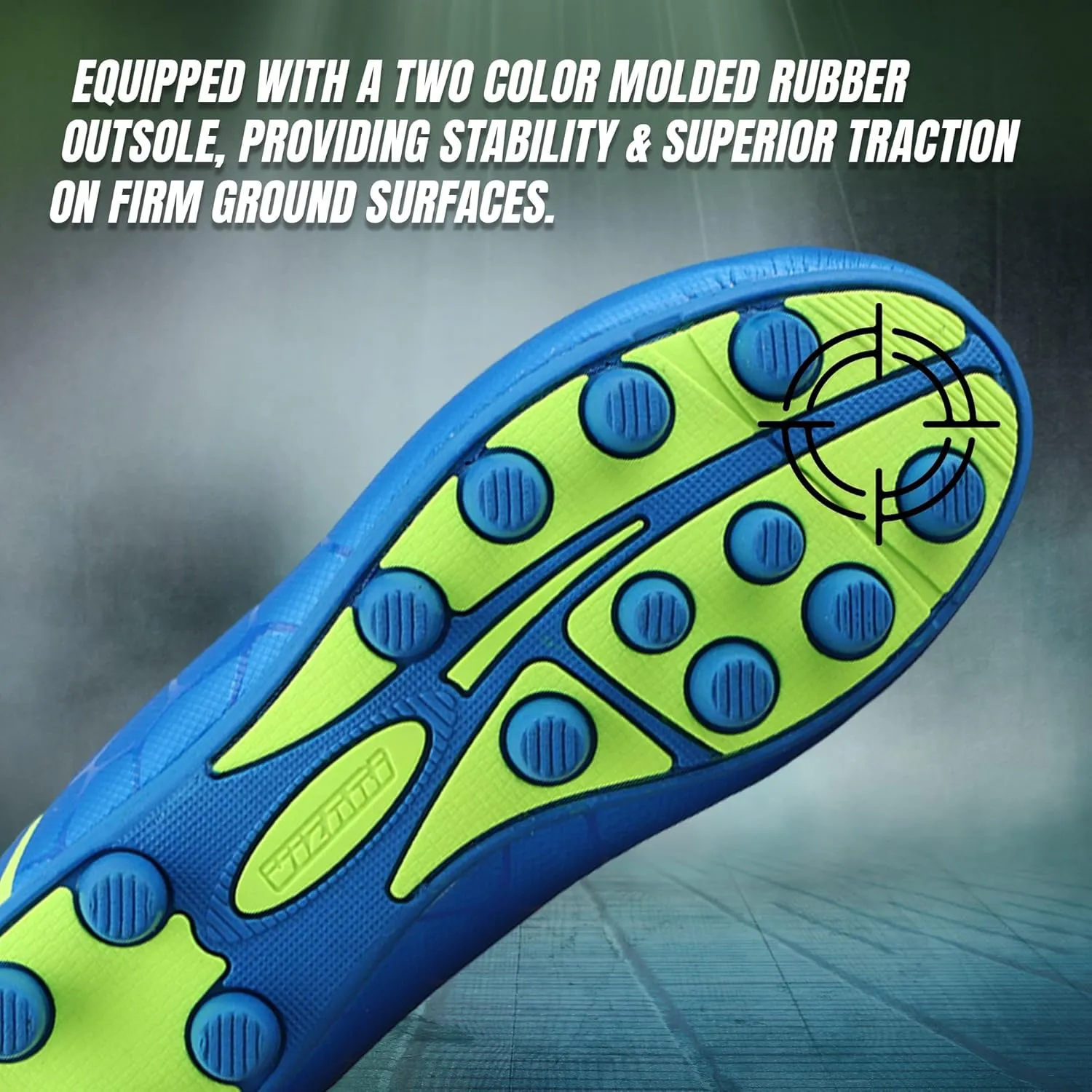 Vizari USA Soccer Cleats Boys, Girls - FG Firm Ground Football Shoes for Toddlers/Little/Big Kids - Youth Football Cleats - Comfort & Excellent Traction